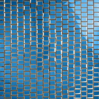 Revell 11" x 12" Glass Grid Mosaic Wall Tile (0.88 Sq. Ft. / Each)