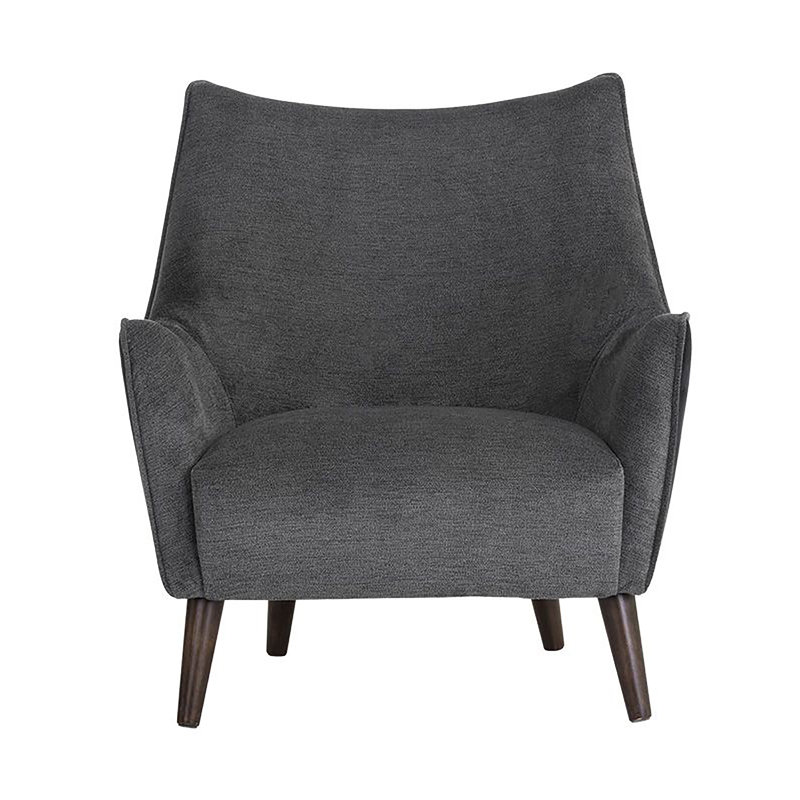Sorrel Tufted Lounge Chair, Black