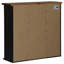Solid Wood Rectangle Accent Cabinet