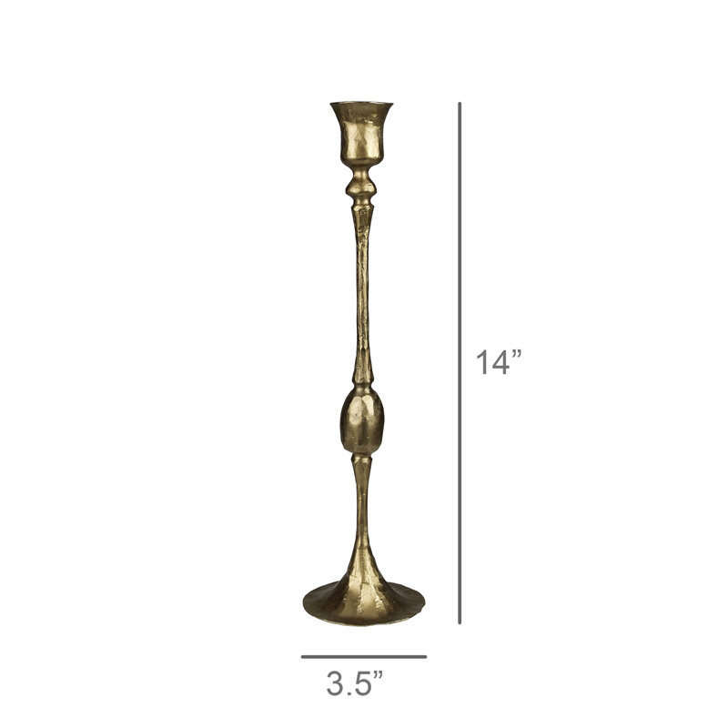 Porte-conique Petro, laiton - petite, H 14 po x l 3,5 po x P 3,5 po