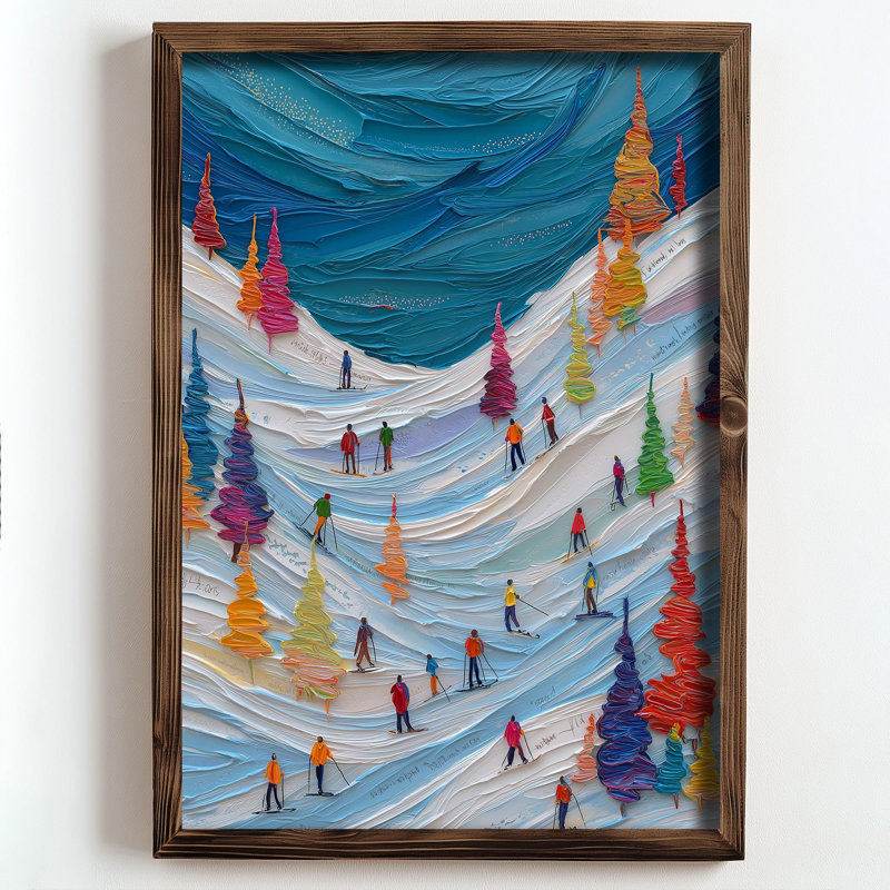 Peinture décorative en panneau de fibres à densité moyenne, 19.69" H x 27.56" W x 0.98" D