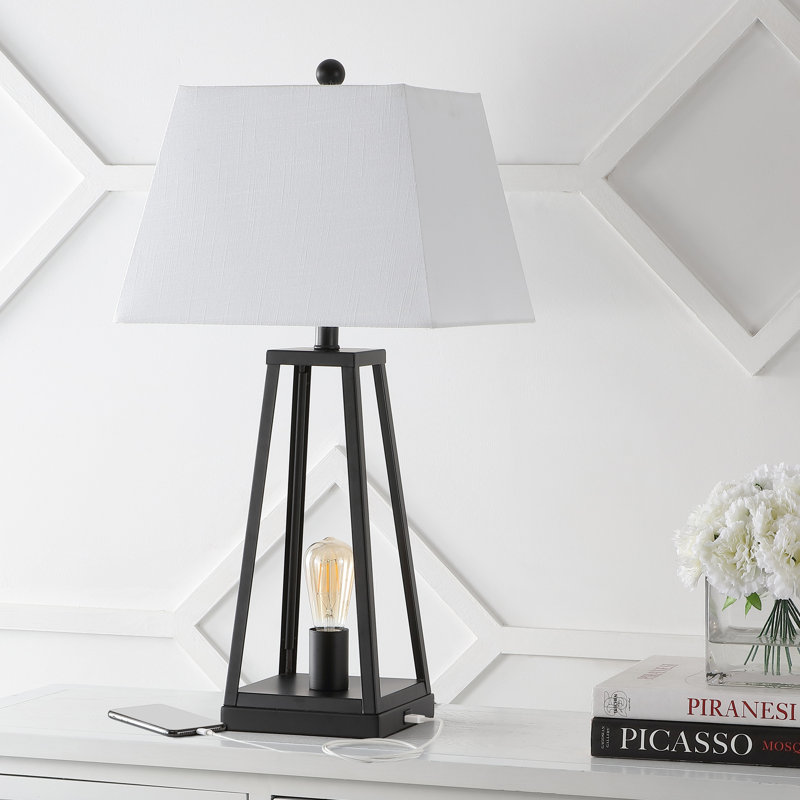 Lampe de table USB en métal Waylon