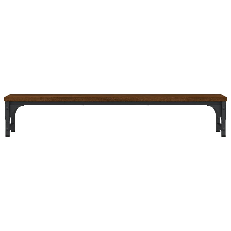 Support pour écran d'ordinateur portable vidaXL, H 6,1 po x l 13,2 po x P 9,1 po, Chêne brun