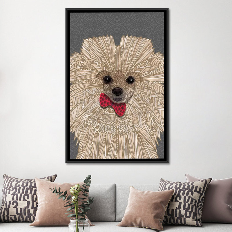 « mr. benson » par angelika parker, impression sur toile tendue, H 60 po x l 40po x P 1,5 po, Toile avec cadre noir
