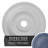 Endurathane Jefferson Ceiling Medallion, 26 1/2"OD x 3 5/8"ID x 1 1/2"P (Fits Canopies up to 5"), Hand-Painted Americana Crackle Finish-28577214