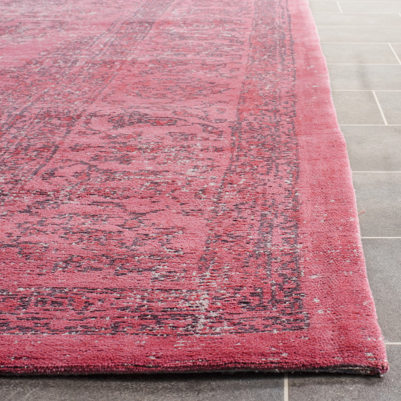 Lotsee Cotton Oriental Rug, Runner 2'4" x 8'