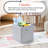 Foldable Storage Fabric Cardboard Bin Set