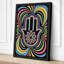 Mandala Hand Geometric - Wrapped Canvas-1312754677-1312754679