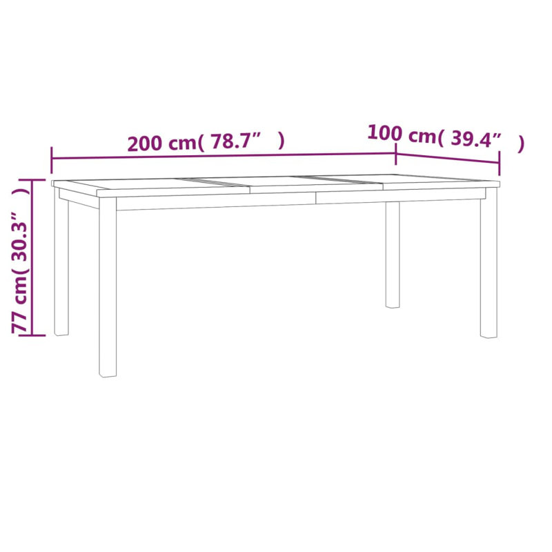 Bleecker Rectangular 5 - Piece 6 - Person 200Cm L Outdoor Table Set, Brown