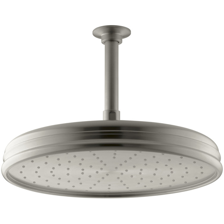 Traditional Round 8" Rainhead with Katalyst Air-Induction Spray, 2.0 Gpm