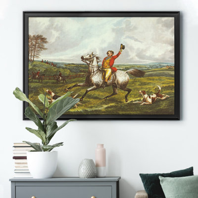The English Hunt VI - Reproduction d'art graphique sur toile encadrée