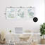 Ensemble de giclée encadrée 3 pièces Wild Blooms avec des contours détaillés, design par CAD Designs-1320037537-1320037550