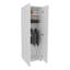 Armoire Aurora, deux tablettes intérieures, tringle, porte double