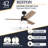 Reston 42" Ceiling Fan with LED Light-1540451108