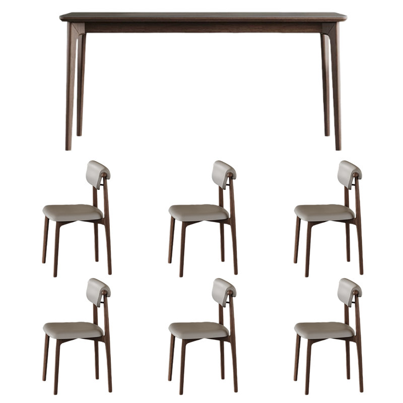 Table et chaise Minimalist Home, H 29,5 po x L 55,1 po x l 31,4 po