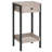 Crellin 27" Tall Iron Nightstand with Storage-717611821