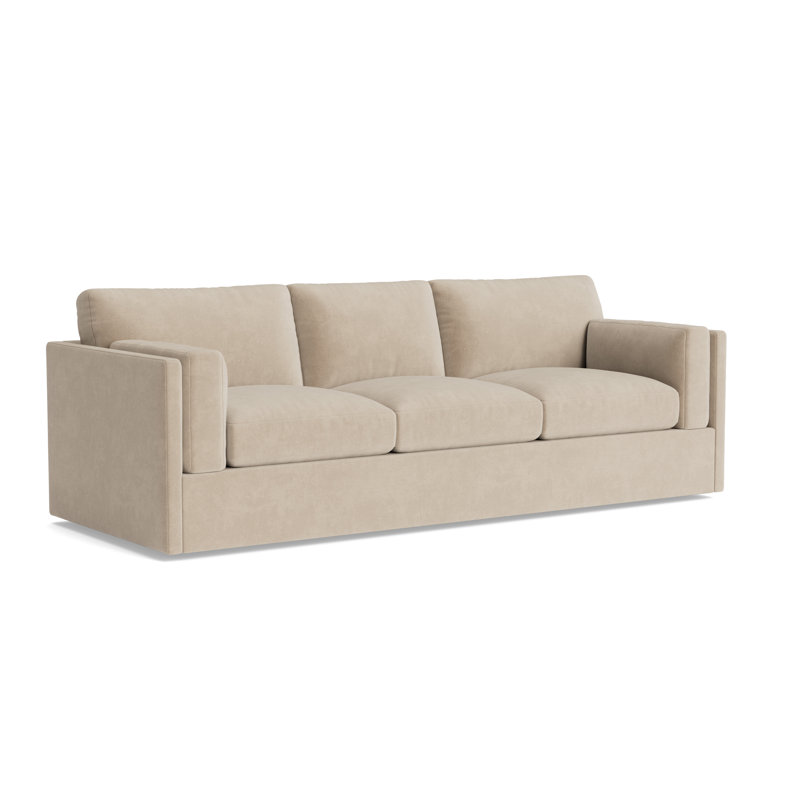 Fairfax Sofa (95"), Velvet - Beige