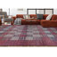 Hand-Knotted High-Quality Red and Blue Area Rug