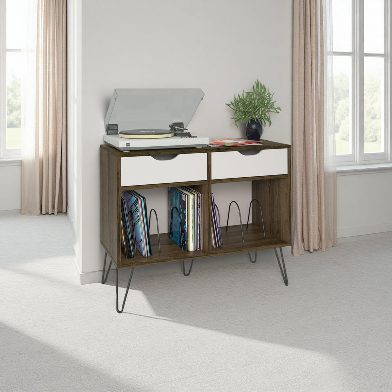 Turntable Stand With Drawers
