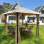 Asheka 3m x 3m Metal Party Tent-977281322