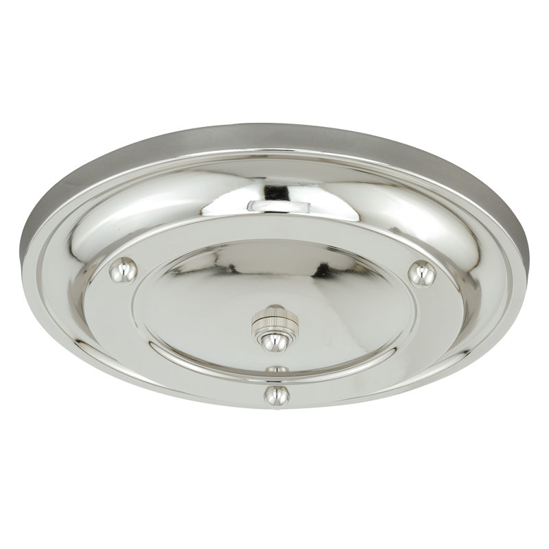 Porte-luminaire multiple Montgomeryville, H 2,5 po x l 12,75 po, Nickel poli