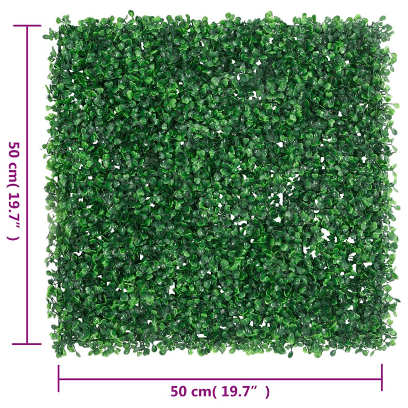 19.7'' W Green Polyethylene Plastic Accent