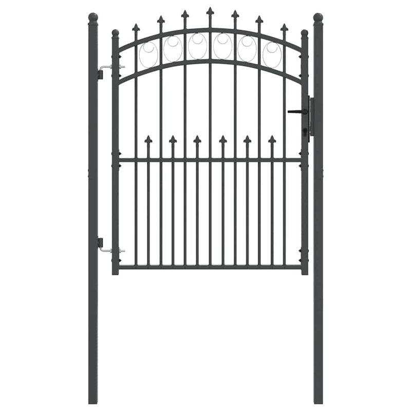 Steel Gate Fencing, 177cm H x 104cm W