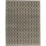Geometric Area Rug in Gray/Brown