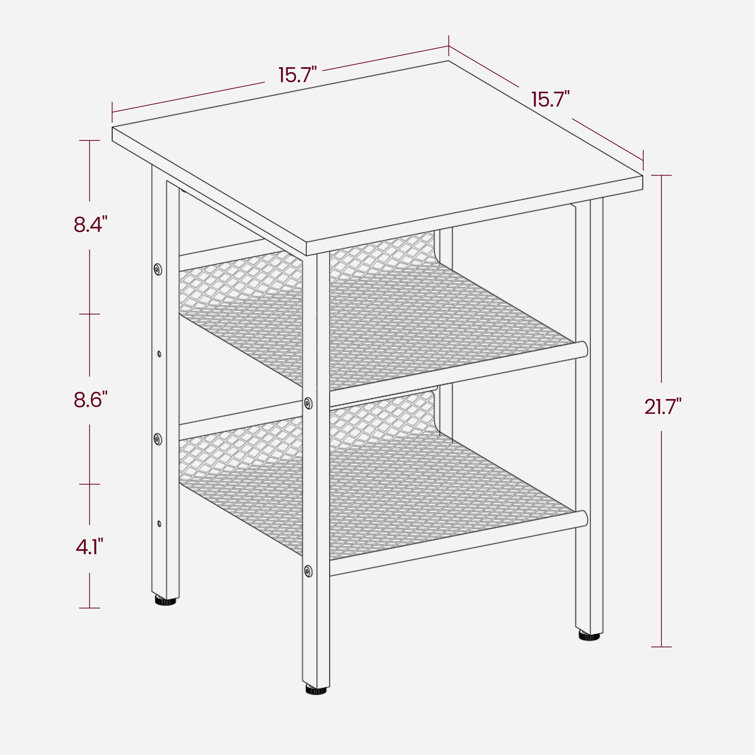 17 Stories Mayville End Table & Reviews