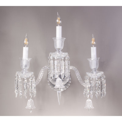 Lampe murale bougie 3 lumières Riceboro