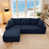 Navy Blue Velvet