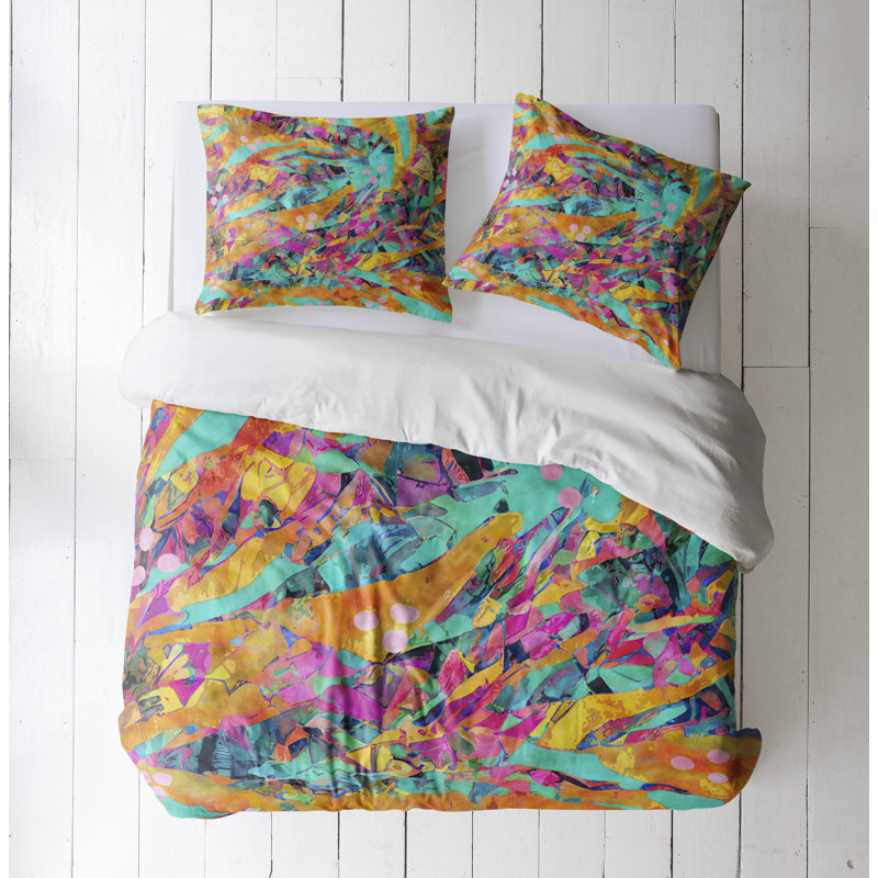 Abstract Duvet Cover, King Duvet Cover + 2 King Shams