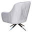 Fauteuil pivotant en velours de 29,5 po de largeur Noho