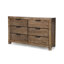 Commode double 6 tiroirs avec miroir Truston