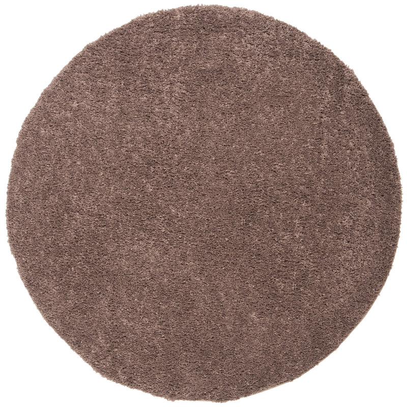 Jiang Area Rug in Taupe, Round 5'3"