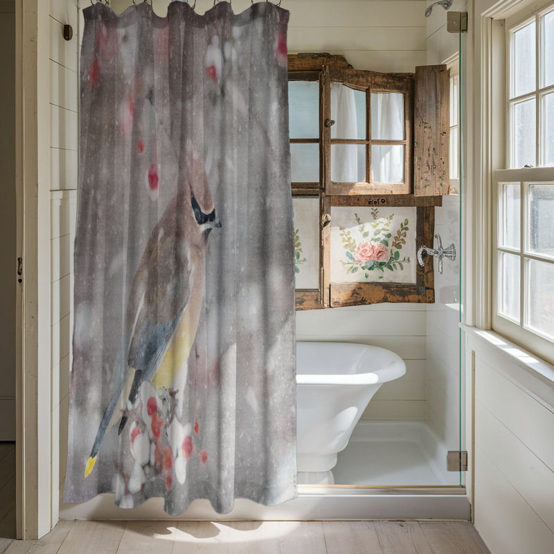 Rideau de douche Forrestine, H 74 po x l 71 po