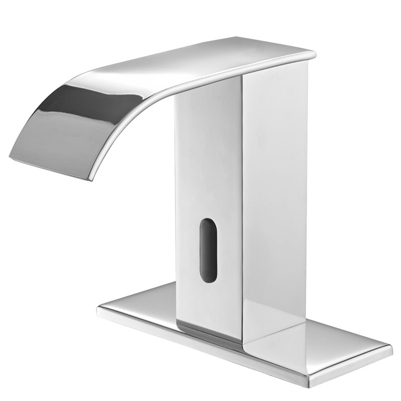 Single-Hole Bathroom Faucet with Drain Assembly, Chrome