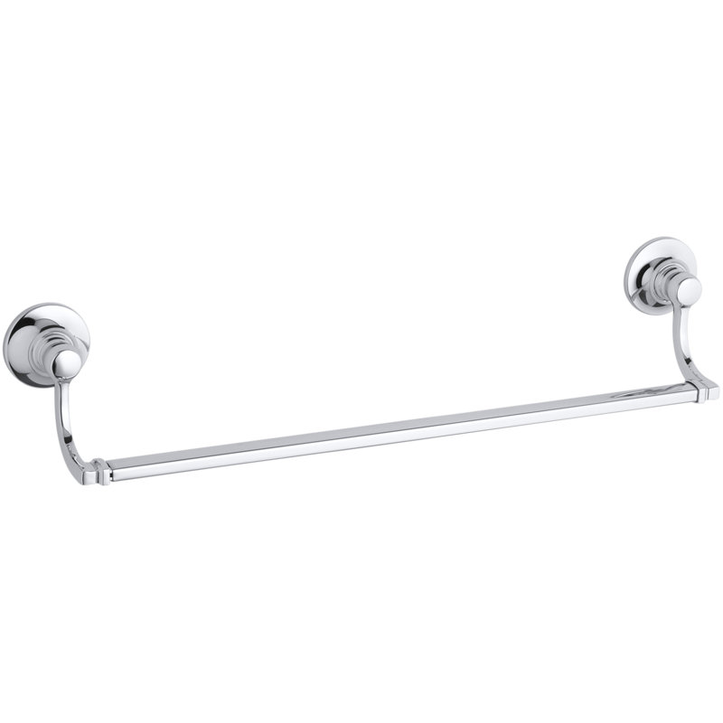 Barre à serviettes murale Bancroft, Chrome poli, L 18 po