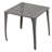 Abbagail Square Metal Outdoor Side Table , 18.25'' in. W 18.25'' in. D