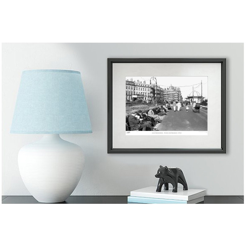 Eastbourne, Pier Entrance 1912 by Francis Frith - Single Picture Frame Print, 40cm H x 50cm W x 2.3cm D