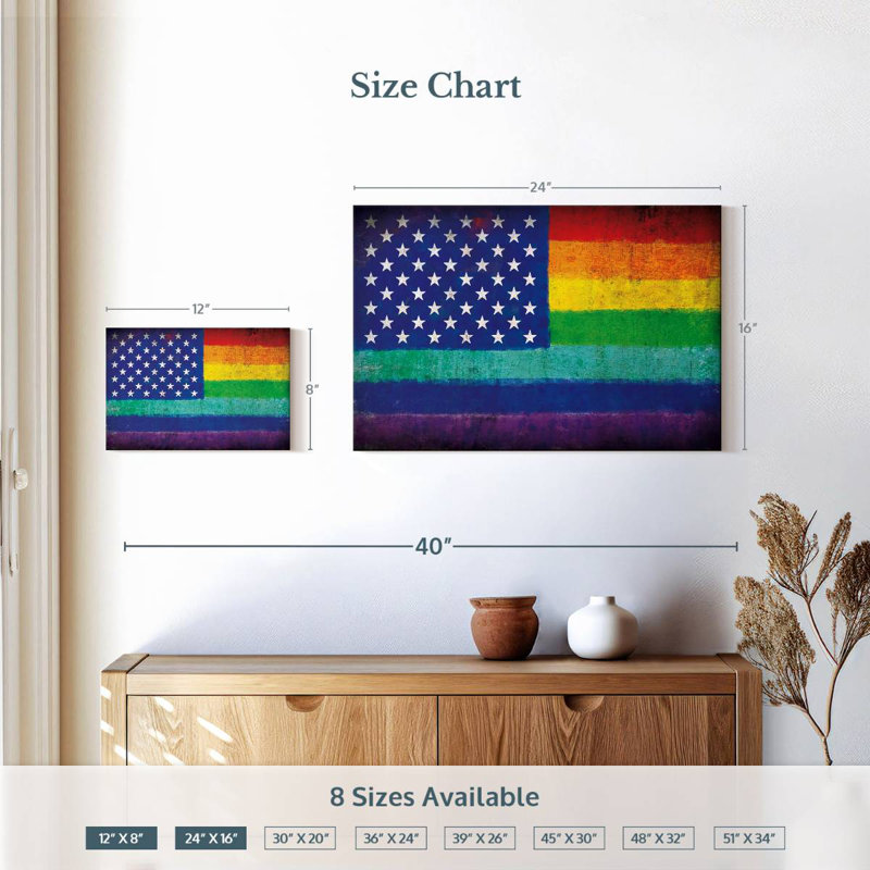 Borges American Pride Flag, 16" H x 24" W
