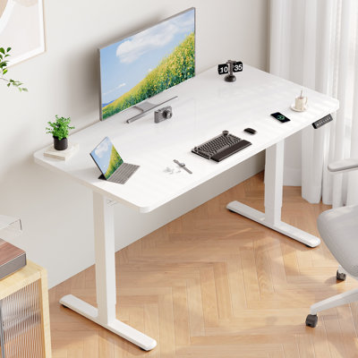 Electric Standing Desk Height Adjustable Desk Sit Stand Desk With Time Reminder Stand up Desk 3 Memory Setting Electric Desk