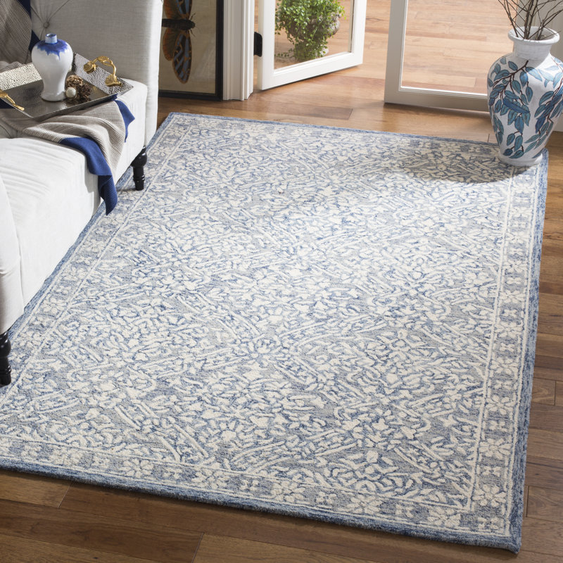 Rooney Hand Tufted Wool Oriental Rug, Rectangle 10' x 14'
