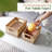 Wicker Storage Baskets, Set Of 3 Water Hyacinth Storage Baskets For Organizing, Storage Bins Container For Shelves, Woven Pantry Baskets, 3-Pack, Natural, Built-In Carry Handles