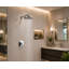 Ensemble de douche ronde à fixation murale Fontana Chrome Fonto Reno (FS9723)