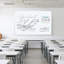 Tableau blanc effaçable à sec mural 72 "x 48"