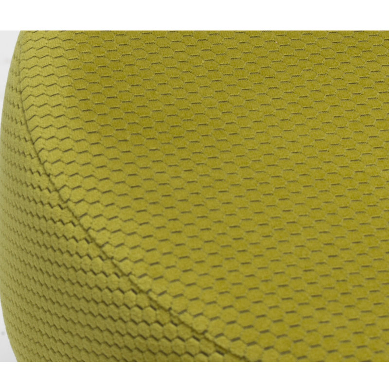 Repose-pieds Emmi-Leigh, Polyester moutarde 100 %