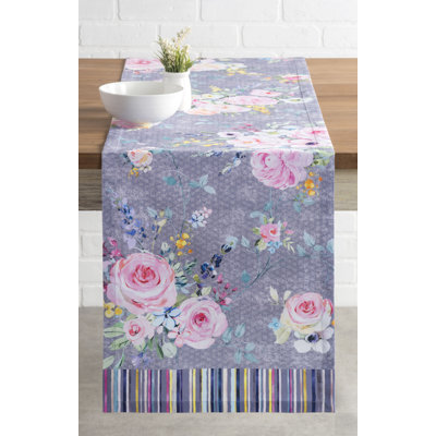 Floral 100% Cotton Table Runner