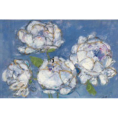 Vase of Peonies by Kellie Day - Painting Print