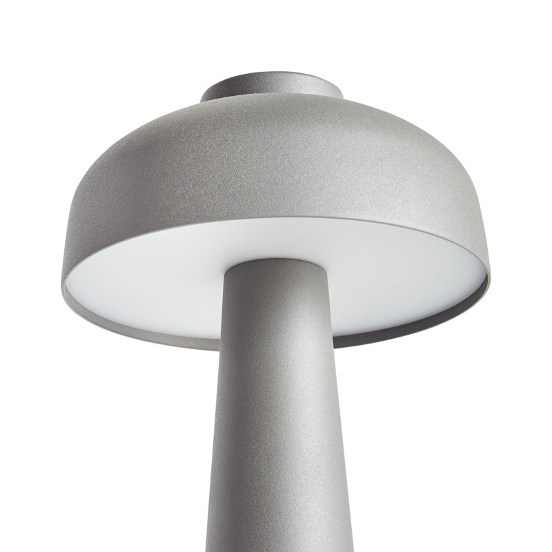 Wireless LED Table Lamp AGUSAN With Dimmer Metal Grey, Grey